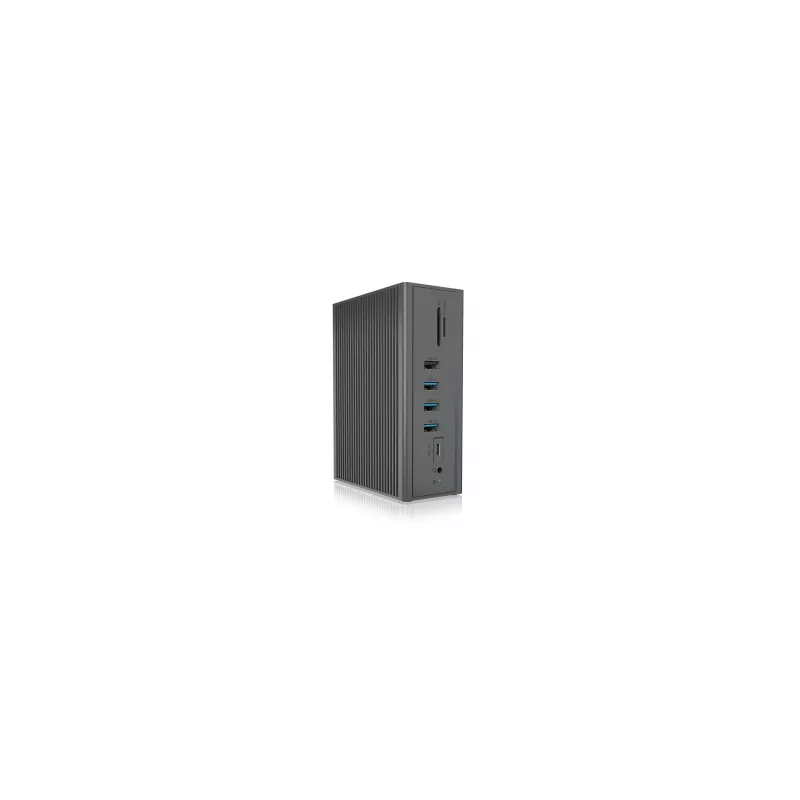 ICY BOX IB-DK2262AC con filo USB 3.2 Gen 1 (3.1 Gen 1) Type-C antracite