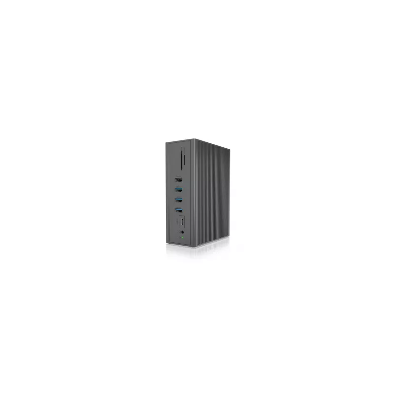 ICY BOX IB-DK2262AC con filo USB 3.2 Gen 1 (3.1 Gen 1) Type-C antracite