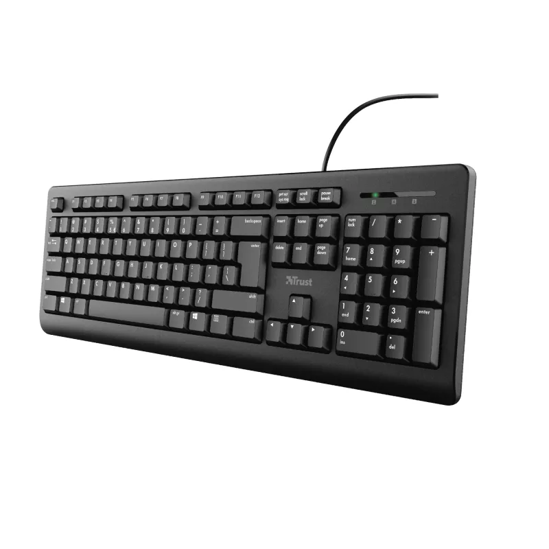 Tastiera Trust TK-150 ufficio USB QWERTZ tedesco nero