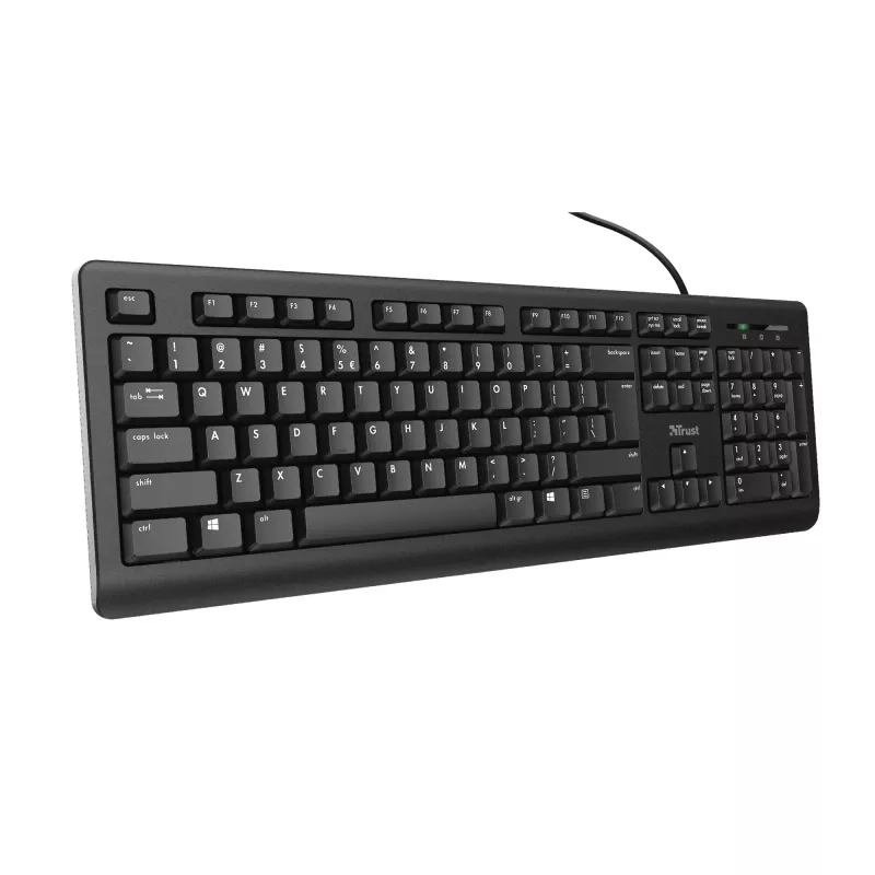 Tastiera Trust TK-150 ufficio USB QWERTZ tedesco nero