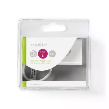 Adattatore grafico USB Nedis CCGB64651WT02 3840 x 2160 pixel bianco