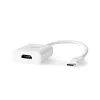 Nedis CCGB64651WT02 adattatore USB-C a HDMI USB 3.2 Gen1, 0,20 m, nichelato, PVC, bianco