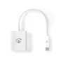 Nedis CCGB64651WT02 adattatore USB-C a HDMI USB 3.2 Gen1, 0,20 m, nichelato, PVC, bianco