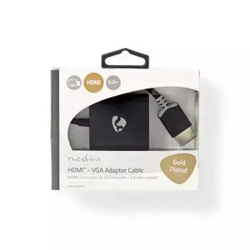 Adattatore cavo video Nedis CCBW34900AT02 0,2 m VGA HDMI