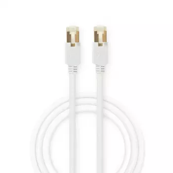Nedis CCBW85221WT50 cavo di rete bianco 5 m Cat6 S/FTP