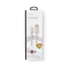 Cavo per telefono cellulare Nedis CCTB39300AL30 alluminio 3 m USB A Lightning
