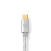 Cavo Lightning Nedis CCTB39650AL10 1 m alluminio USB C