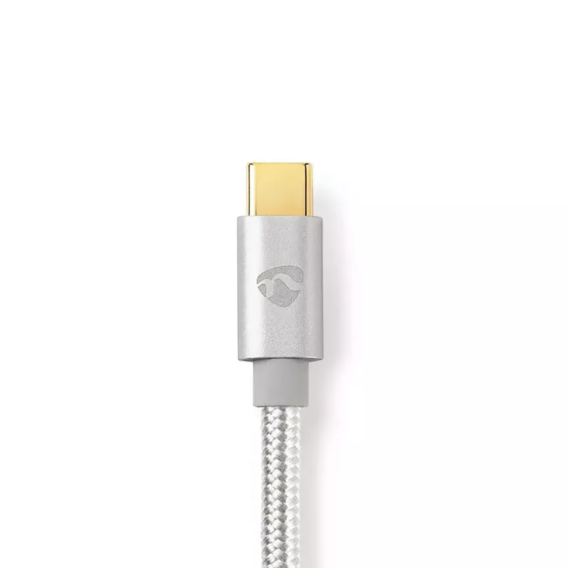 Cavo Lightning Nedis CCTB39650AL10 1 m alluminio USB C