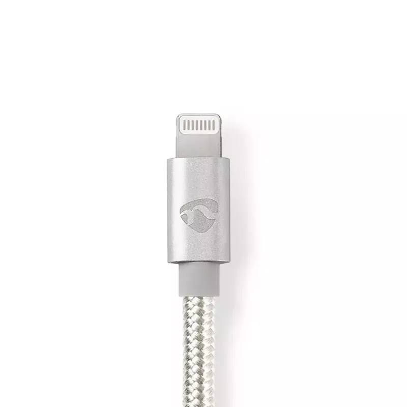 Cavo Lightning Nedis CCTB39650AL20 2 m USB-C alluminio