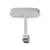 Dock per laptop Nedis CCTB64760AL02 alluminio cavo 0,2 m 5 Mbit/s