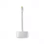 Dock per laptop Nedis CCTB64760AL02 alluminio cavo 0,2 m 5 Mbit/s