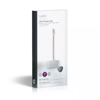 Dock per laptop Nedis CCTB64765AL02 argento 5 Gbit/s