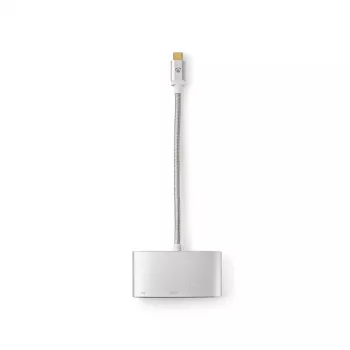 Dock per laptop Nedis CCTB64765AL02 argento 5 Gbit/s