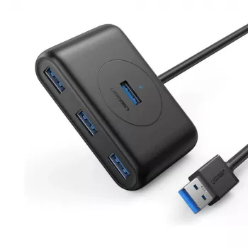 Ugreen 20290 hub di interfacce USB 3.2 Gen 1 (3.1 Gen 1) Type-A 5000 Mbit/s nero