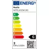 Nedis WIFILX02W100 SmartLife catena di luci natalizie Wi-Fi 10 m, bianco