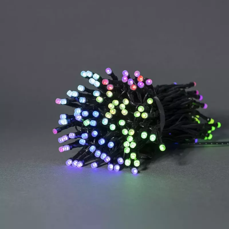 Nedis SmartLife WIFILX01C168 catena di luci natalizie LED, 168 LED, RGB, Wi-Fi, 20 m