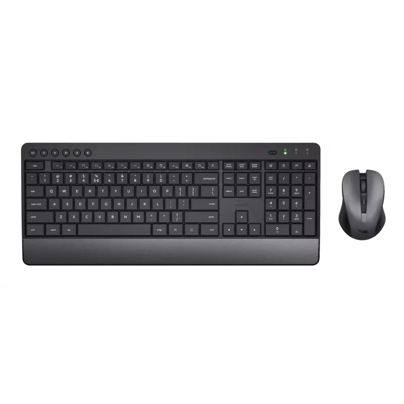 Trust Trezo tastiera mouse inclusi universale RF wireless QWERTZ tedesco nero