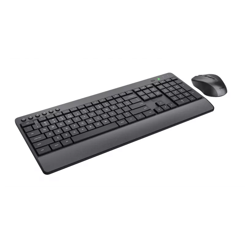 Trust Trezo tastiera mouse inclusi universale RF wireless QWERTZ tedesco nero