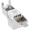 InLine RJ45 Keystone Jack modulo Snap-In Cat.6a, design sottile