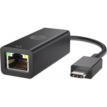HP adattatore USB-C a RJ45 G2, con filo, USB Type-C, nero, Cina, casa, Windows 10, Windows 11