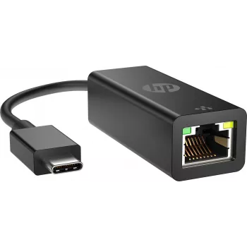 HP adattatore USB-C a RJ45 G2, con filo, USB Type-C, nero, Cina, casa, Windows 10, Windows 11