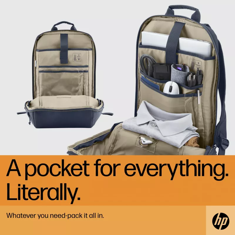 HP Travel 18 litri 15.6 Blue Night zaino per laptop, zaino, 510 g