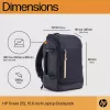 HP Travel 25 litri 15.6 blu zaino per laptop dimensione massima schermo 39,6 cm peso 860 g