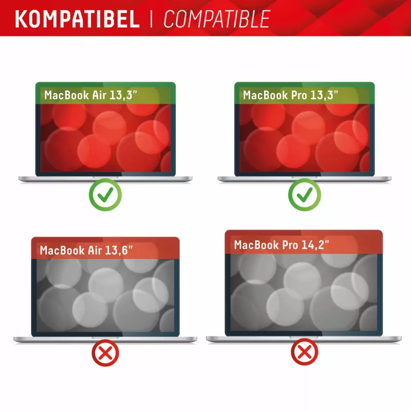 Displex PRIVACY SAFE filtro magnetico privacy a 2 vie per MacBook Air/ MacBook Pro 13,3‘‘