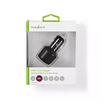 Caricabatterie per dispositivi mobili Nedis CCPD30W100BK smartphone nero ricarica rapida