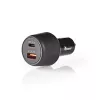 Caricabatterie per dispositivi mobili Nedis CCPD30W100BK smartphone nero ricarica rapida