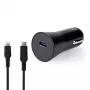 Nedis CCPDL20W111BK caricabatterie da auto 20W, 1x USB-C, cavo Lightning 8 pin, nero
