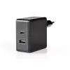 Caricabatterie per dispositivi mobili Nedis WCPD45W100BK universale nero USB interno