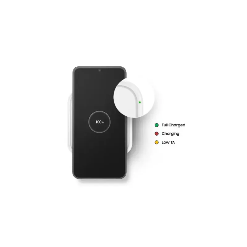 Samsung EP-P2400 smartphone bianco USB ricarica wireless ricarica rapida interno