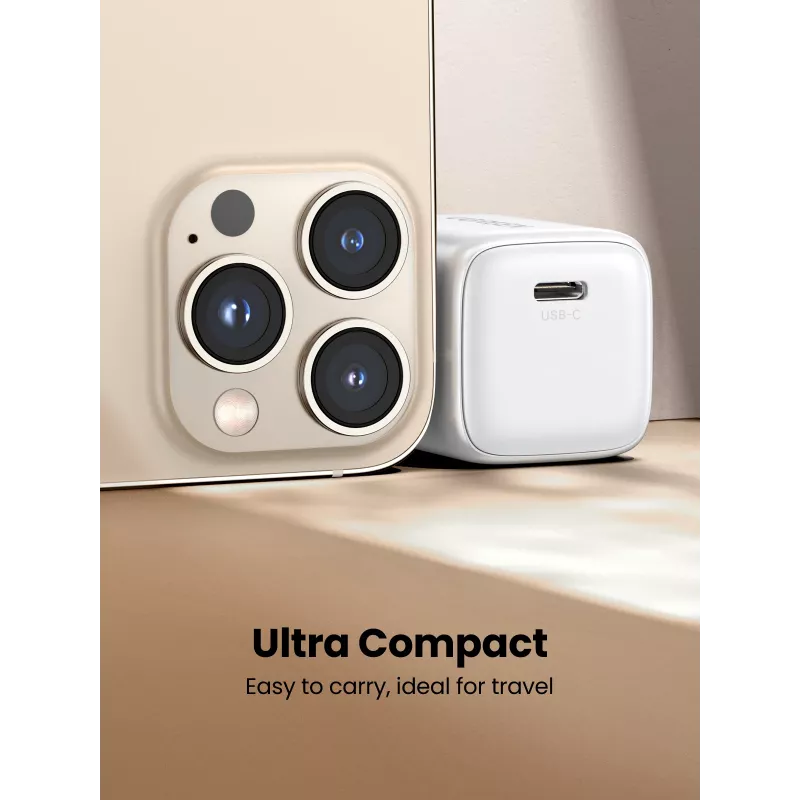 Caricabatterie da interno Ugreen 15324 universale bianco AC 1 porta USB Type-C