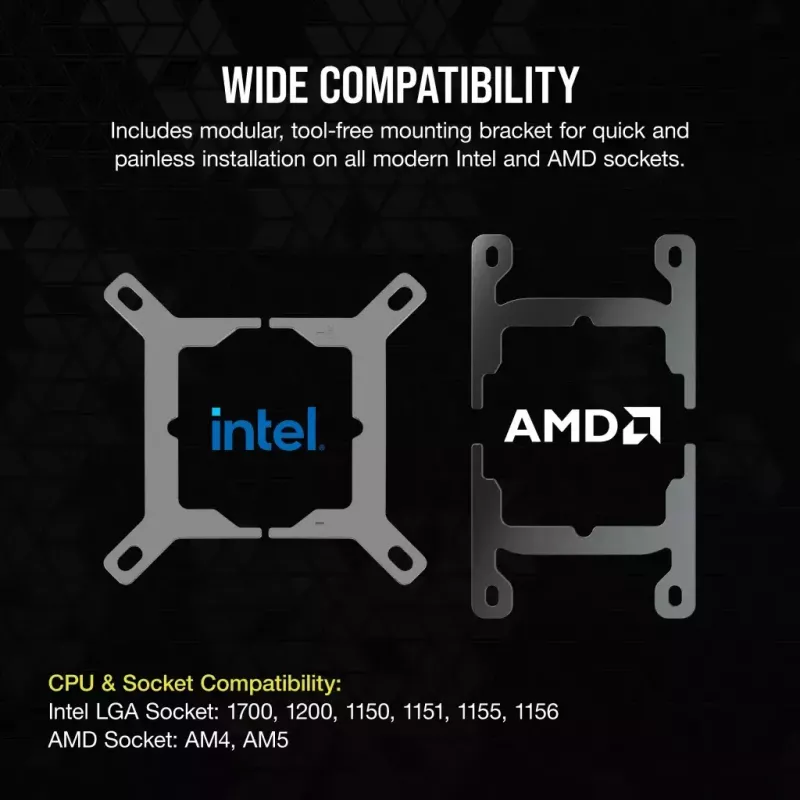 Kit raffreddamento a liquido Corsair H100I