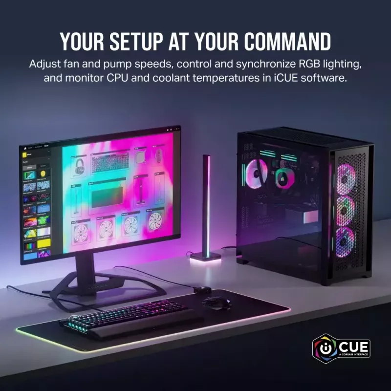 Kit raffreddamento a liquido Corsair H100I