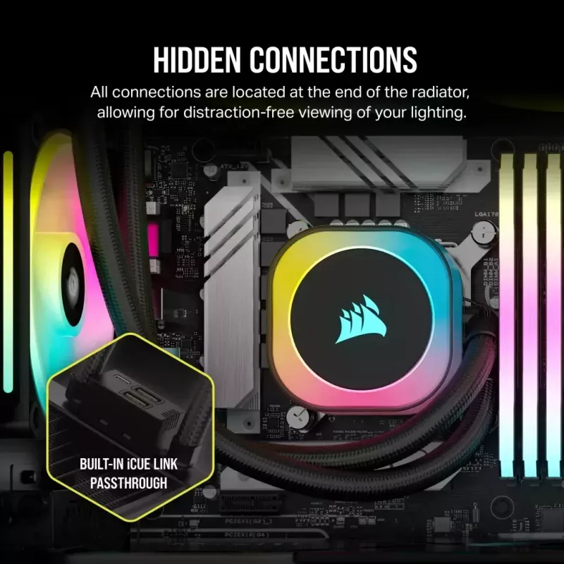 Kit raffreddamento a liquido Corsair H100I