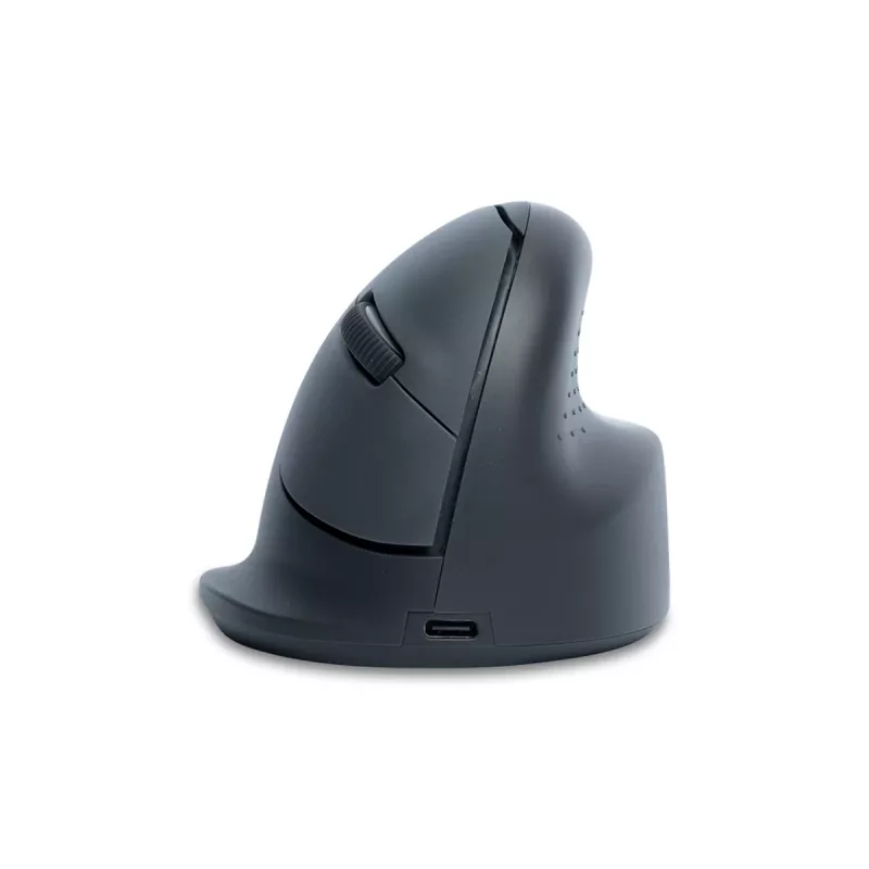 R-Go Tools mouse verticale R-Go HE Basic, mouse ergonomico, medio (dimensione mano ≥ 185 mm), per destrorsi, Bluetooth, grigio