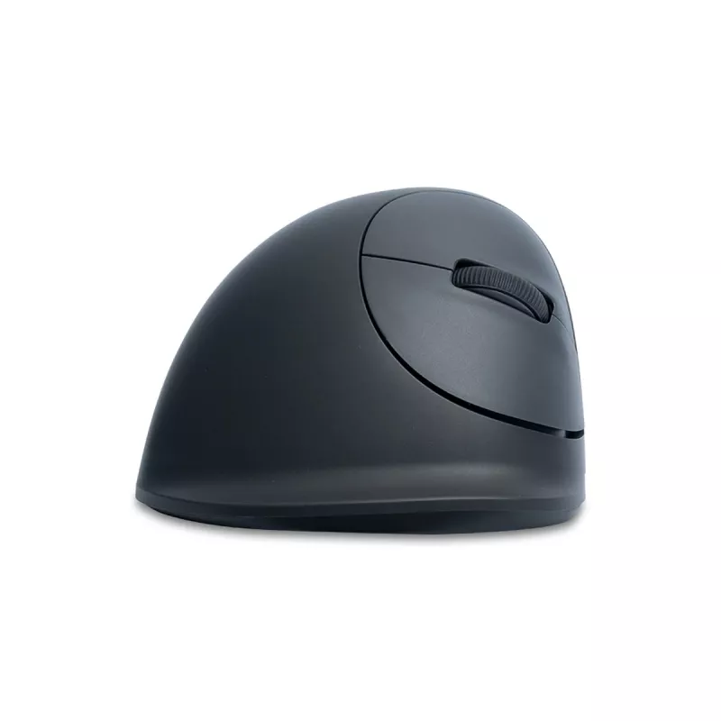 R-Go Tools mouse verticale R-Go HE Basic, mouse ergonomico, medio (dimensione mano ≥ 185 mm), per destrorsi, Bluetooth, grigio