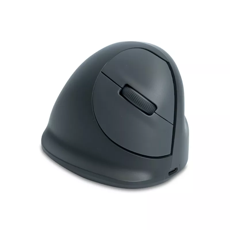 R-Go Tools mouse verticale R-Go HE Basic, mouse ergonomico, medio (dimensione mano ≥ 185 mm), per destrorsi, Bluetooth, grigio
