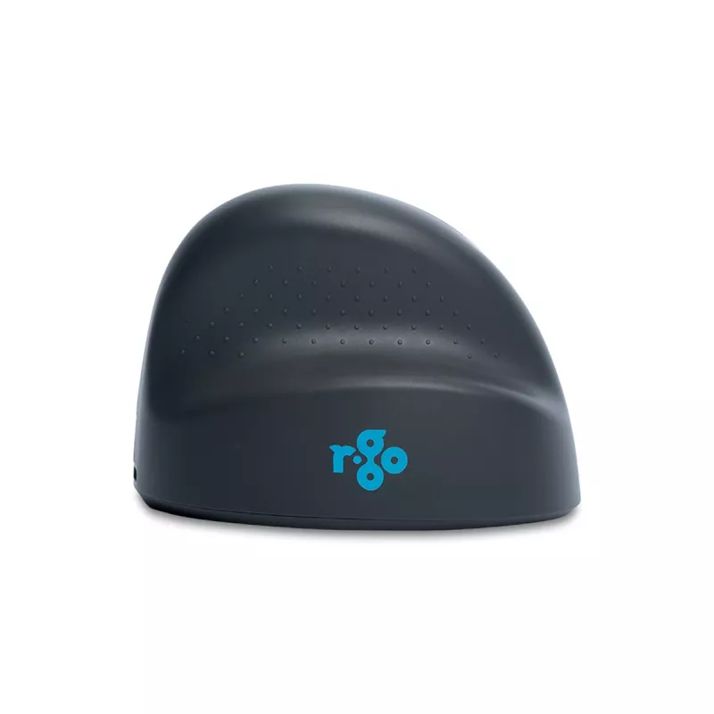 R-Go Tools mouse verticale R-Go HE Basic, mouse ergonomico, medio (dimensione mano ≥ 185 mm), per destrorsi, Bluetooth, grigio