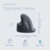 R-Go Tools mouse verticale R-Go HE Basic, mouse ergonomico, medio (dimensione mano ≥ 185 mm), per destrorsi, Bluetooth, grigio