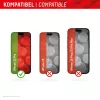 Displex pellicola protettiva per display + custodia per Apple iPhone 15 Pro, cornice di montaggio Eco, antigraffio