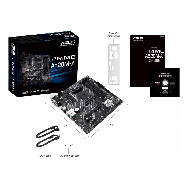 Scheda madre ASUS PRIME A520M-A II/CSM AMD A520 Socket AM4 micro ATX