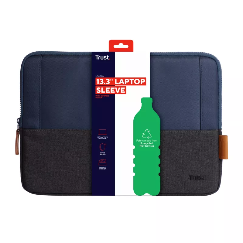 Custodia a tasca Trust Lisboa 33,8 cm 13,3 pollici blu