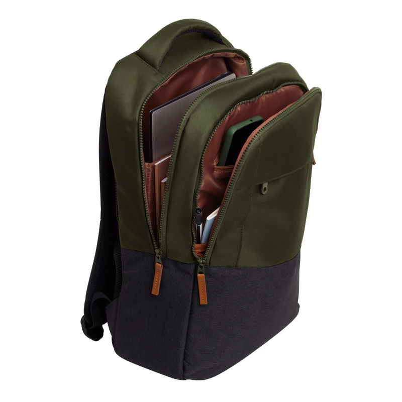 Zaino Trust Lisboa 40,6 cm 16 pollici verde 3 scomparti