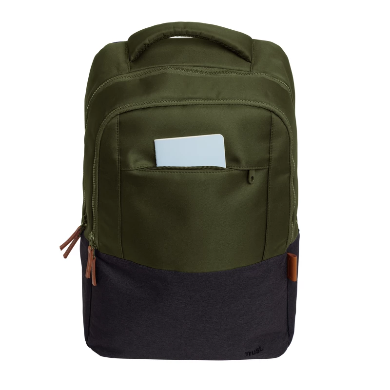Zaino Trust Lisboa 40,6 cm 16 pollici verde 3 scomparti