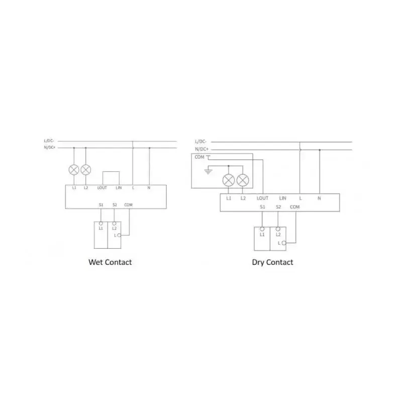 Modulo doppio relè smart home, Aqara DCM-K01, controllo a 2 canali