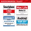 Displex Full Cover Screen Protector (10H) per Samsung Galaxy S24 Ultra, cornice di montaggio Eco, Full Cover