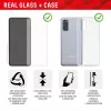 Displex pellicola protettiva display + custodia per Samsung Galaxy S23 FE, cornice di montaggio Eco, antigraffio